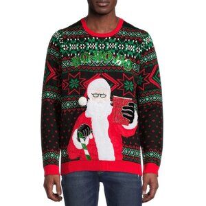 Holiday Time Santa "Ho Ho Ho" Christmas Sweater S/CH (35-37)